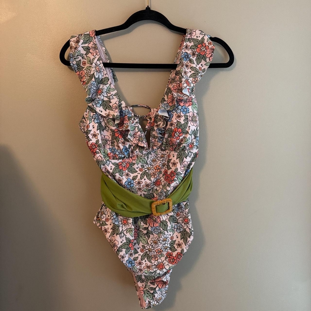 Women's Floral one piece swimsuit